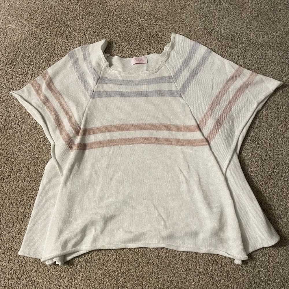 Loose knit top- short sleeve